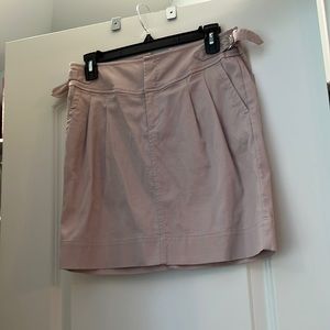 Mauve pink midi skirt